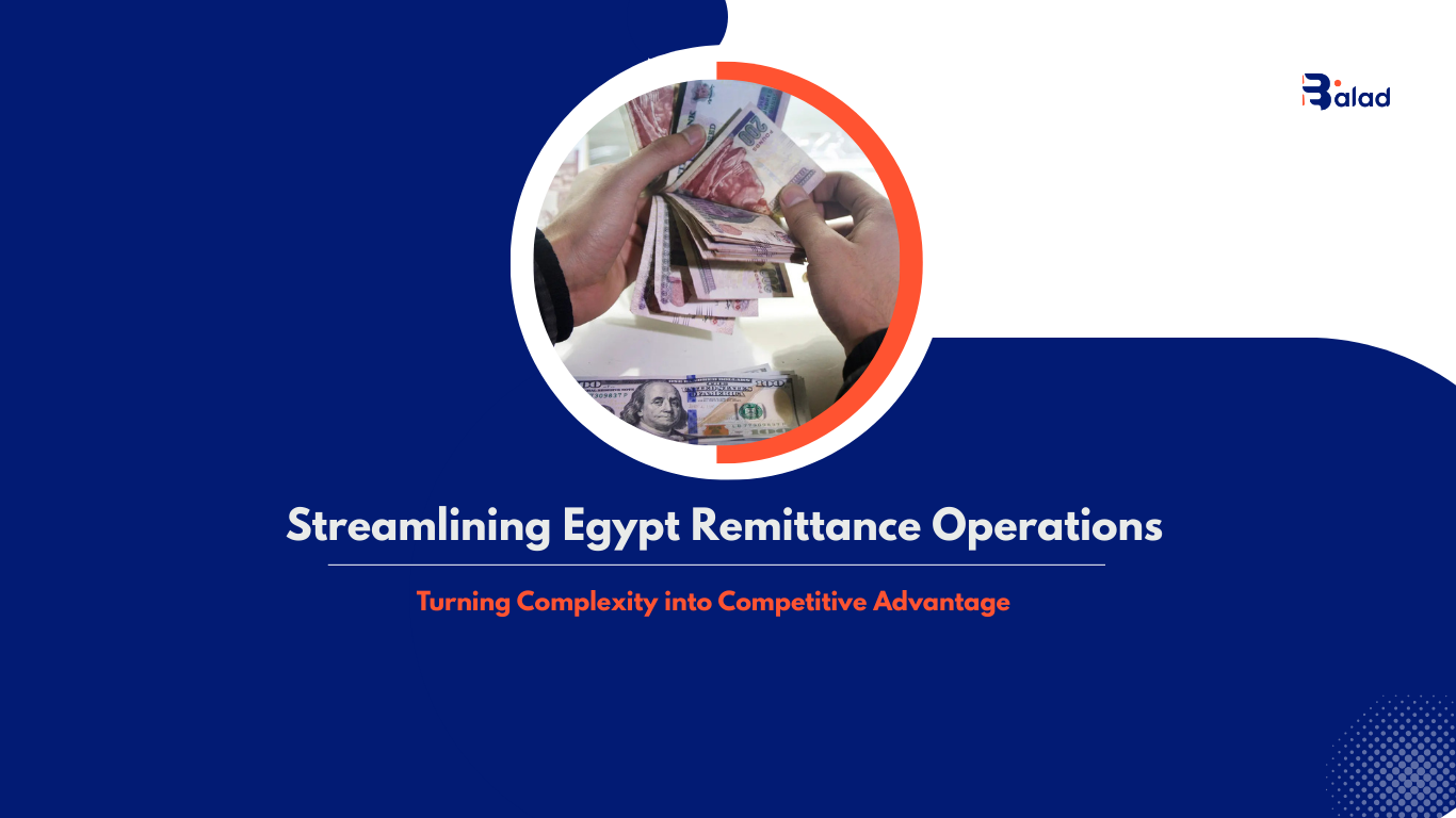 Hands counting Egyptian pounds and US dollars representing cross-border remittance operations in Egypt
